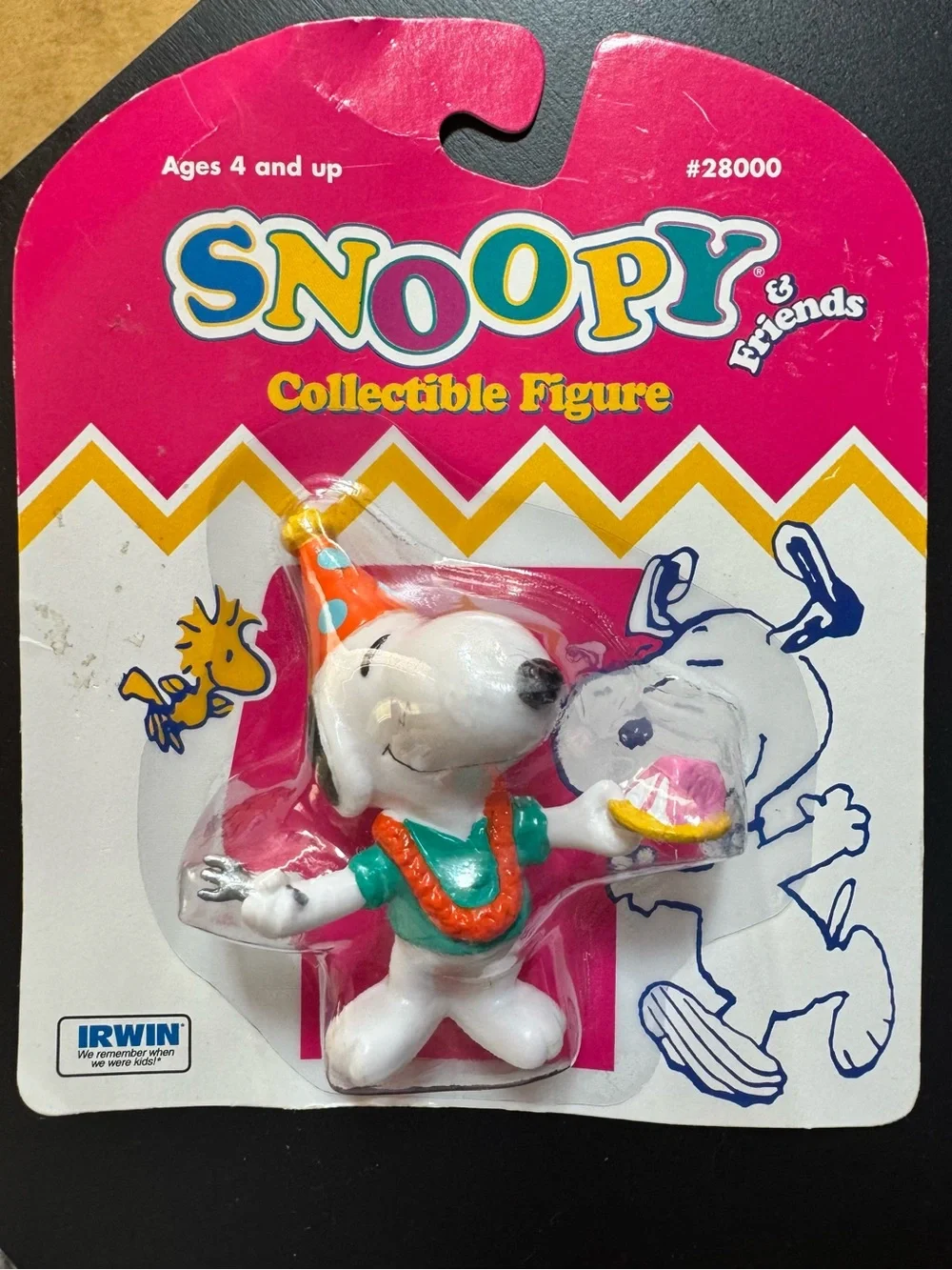 Snoopy Collectible Figure - Pink Packaging, Multicolor Figure